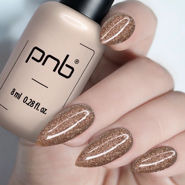 Гел лак PNB 8 мл, Шок ефект 05 Кварцов пясък